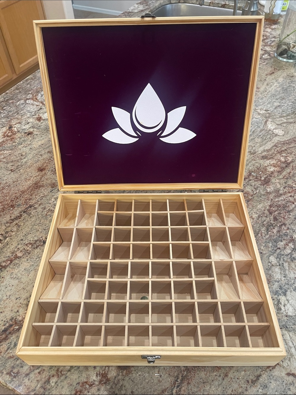 Young Living Wooden Essential Oil Storage Boc
